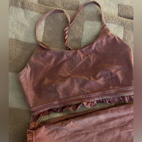 Pink target JoyLab workout set with ruffles - Picture 4 of 4
